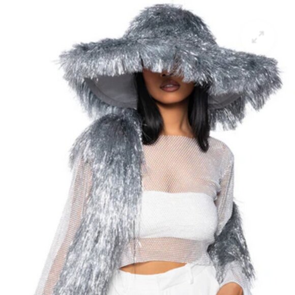 AKIRA DREAMS COME TRUE TINSEL BUCKET HAT - Picture 2 of 8